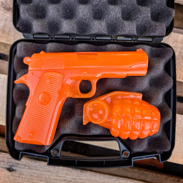 SOAP GUN + GRENADE Combo with Case (Blaze Hunter Orange