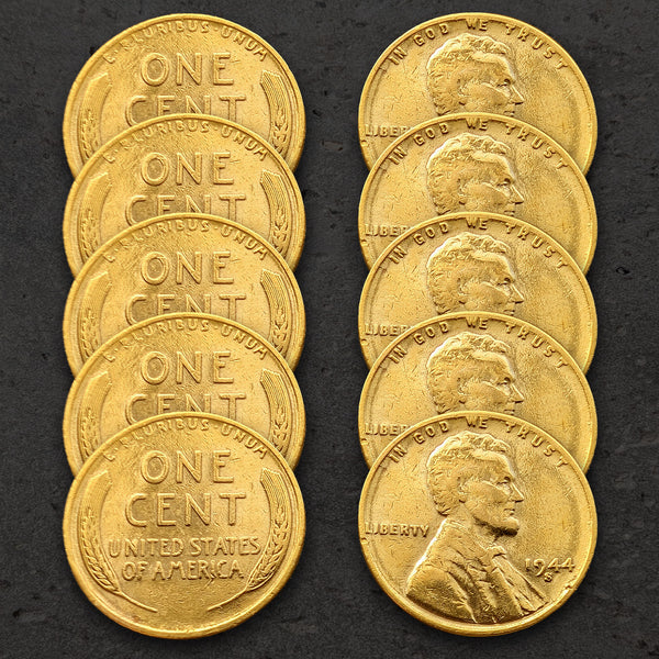 Wheat Penny - Pure 24K Gold Plated Authentic Vintage Lincoln Wheat