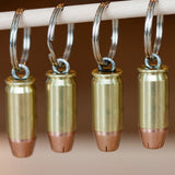 .45 ACP Hollow-point Bullet Key Chains - Handmade