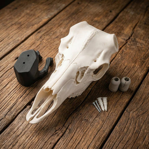 Deer Skull Antler Mount Bracket – DIY European Mount Kit