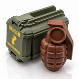 Chocolate Grenade - Solid Milk Chocolate MKII 'Pineapple' Hand Grenade