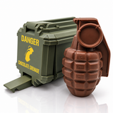 Chocolate Grenade - Solid Milk Chocolate MKII 'Pineapple' Hand Grenade