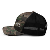 NO. (I will not comply) - Camouflage trucker hat