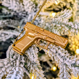 Golden Gun Ornament - Gun Christmas Tree Ornament