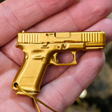 Golden Gun Ornament - Gun Christmas Tree Ornament