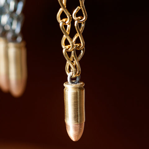 Real 9mm Bullet Christmas Ornaments - Handmade