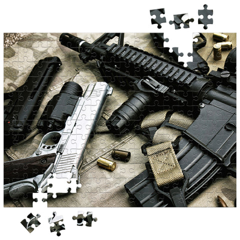 Gun Puzzle - Military Gun Jigsaw Puzzle