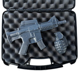 AR-15 Soap Gun & Grenade Set in Case
