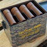 Chocolate Peanut-Butter Filled 12 Gauge Shotgun Shells