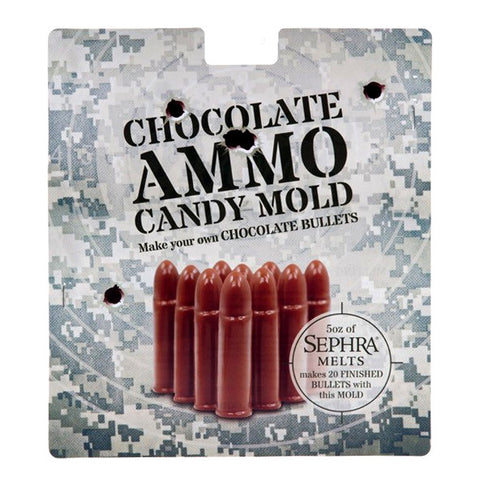 Chocolate Ammo Bullet Mold - Make Your Own Bullets